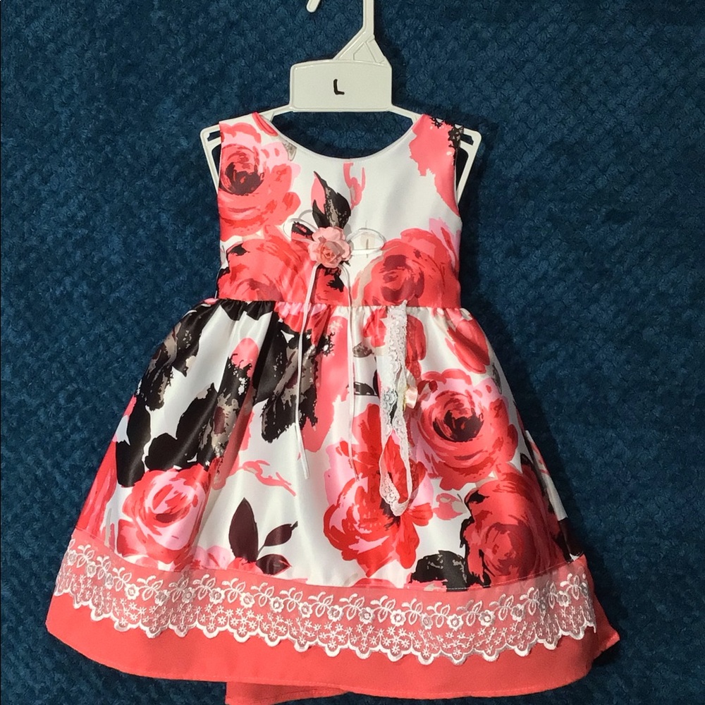 Rose flower dress
